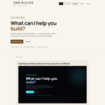 dabbuilds.com home, midday lighting